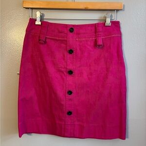 Eccoci Pink Button Pink pencil business skirt size 4